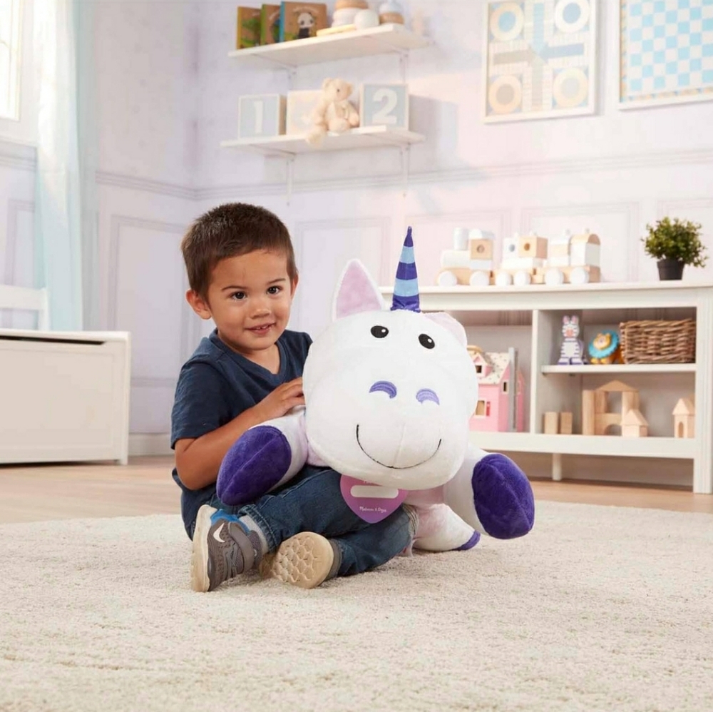 unicorn stuffed plush animal gift 27.5 " l… - Picture 8 of 9